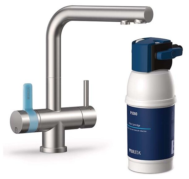 

Фильтр под мойкой BRITA mypure P1 с трехходовым смесителем (1040427), P1 с трехходовым смесителем