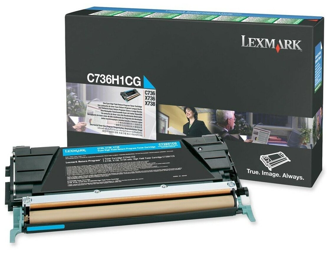 

Картридж лазерный Lexmark C736 Cyan/C736H1CG, голубой, 10000 страниц, оригинальный для Lexmark X736de / X738de / X738dte / C736dn / C736n / C736dtn, C736 Cyan