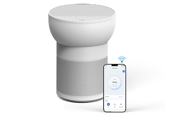 

Очиститель воздуха TCL BREEVA A2 Wi-Fi, до 17м², 3.33 м³/мин, 26Вт, 58 дБ, фильтр: угольный / предварительной очистки / HEPA, ионизация, контроль чистоты воздуха, белый, A2 Wi-Fi