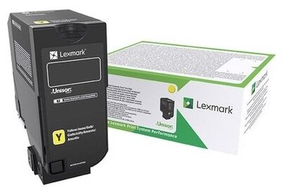 

Картридж лазерный Lexmark CX725 Yellow/84C5HYE, желтый, 16000 страниц, оригинальный для Lexmark CX725de / CX725dhe, CX725 Yellow
