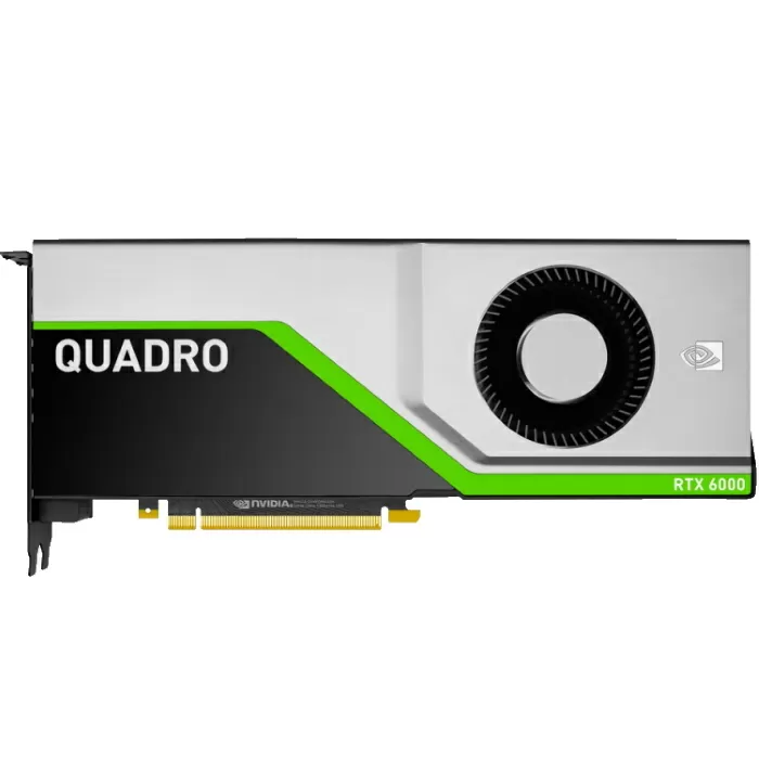 Видеокарта ASUS NVIDIA Quadro RTX 6000 900-5G150-2550-000, 24Gb DDR6, 384bit, PCI-E, 4DP, USB Type-C, Retail (900-5G150-2550-000) - фото 1