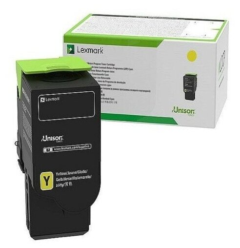 

Картридж лазерный Lexmark 78C5XYE, желтый, 5000 страниц, оригинальный для Lexmark CX622ade/ CS421dn/ CS521dn/ CX625adhe / CX522ade/ CS622de/ CX421adn