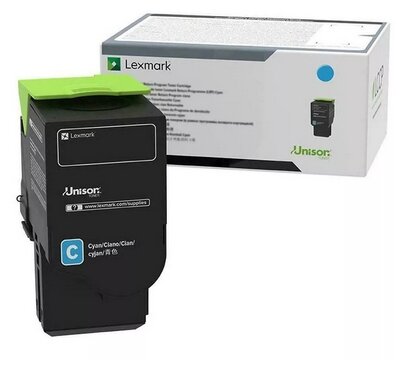 

Картридж лазерный Lexmark 78C5UC0, голубой, 7000 страниц, оригинальный для Lexmark CS521dn, CS622de, CX522ade, CX622ade, CX625ade/adhe