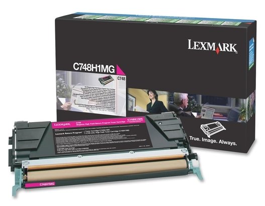 

Картридж лазерный Lexmark C748H1MG, пурпурный, 10000 страниц, оригинальный для Lexmark C748e/ C748de/ C748dte, 0