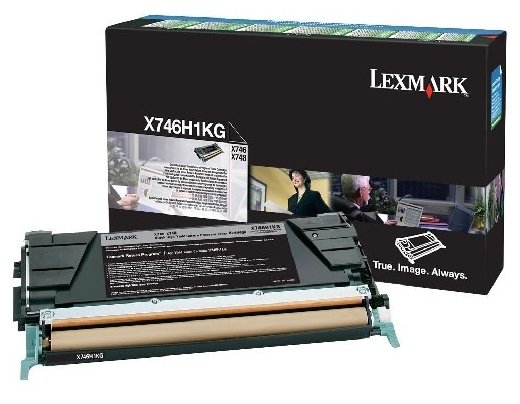 

Картридж лазерный Lexmark X746H1KG, черный, 12000 страниц, оригинальный для Lexmark C748e/ C748de/ C748dte