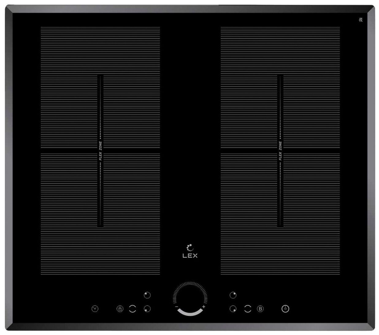

Индукционная варочная панель Lex EVI 640 F BL, 4 конфорки, черный (CHYO000189), Черная, EVI 640 F BL