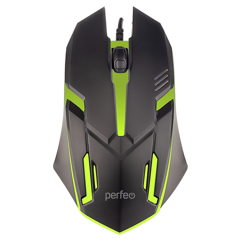 

Мышь проводная Perfeo GRAF, 1000dpi, оптическая светодиодная, USB, черный (PF_A4798), GRAF