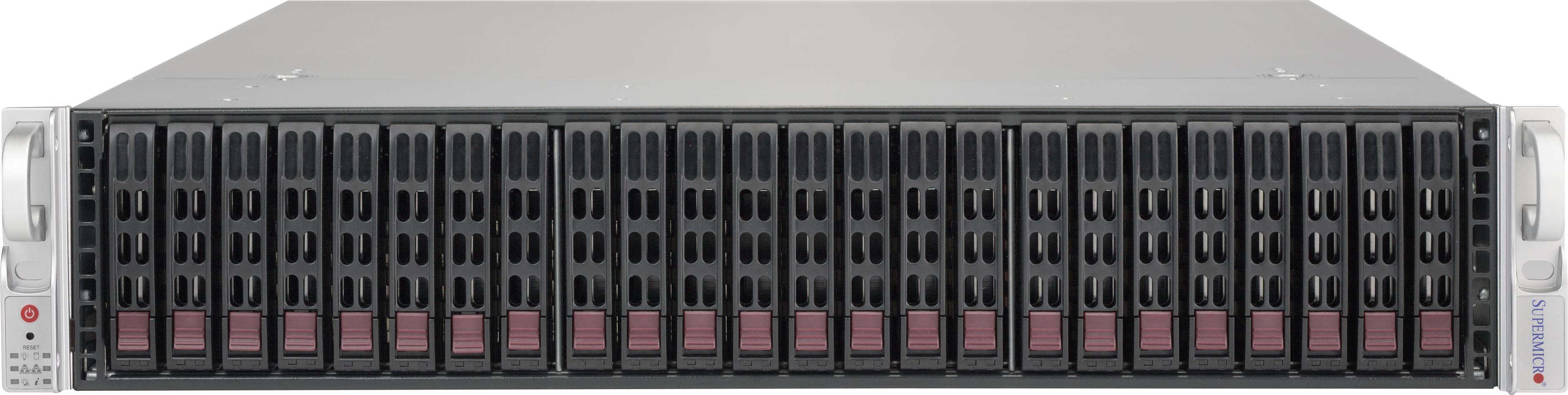 

Дисковая полка (DAS) SuperMicro SuperChassis 216BE2C-R609JBOD, 24x2.5" SATA/SAS HS, 8хSAS 12Gb/s, 2x600W, 2U (CSE-216BE2C-R609JBOD), 216BE2C-R609JBOD