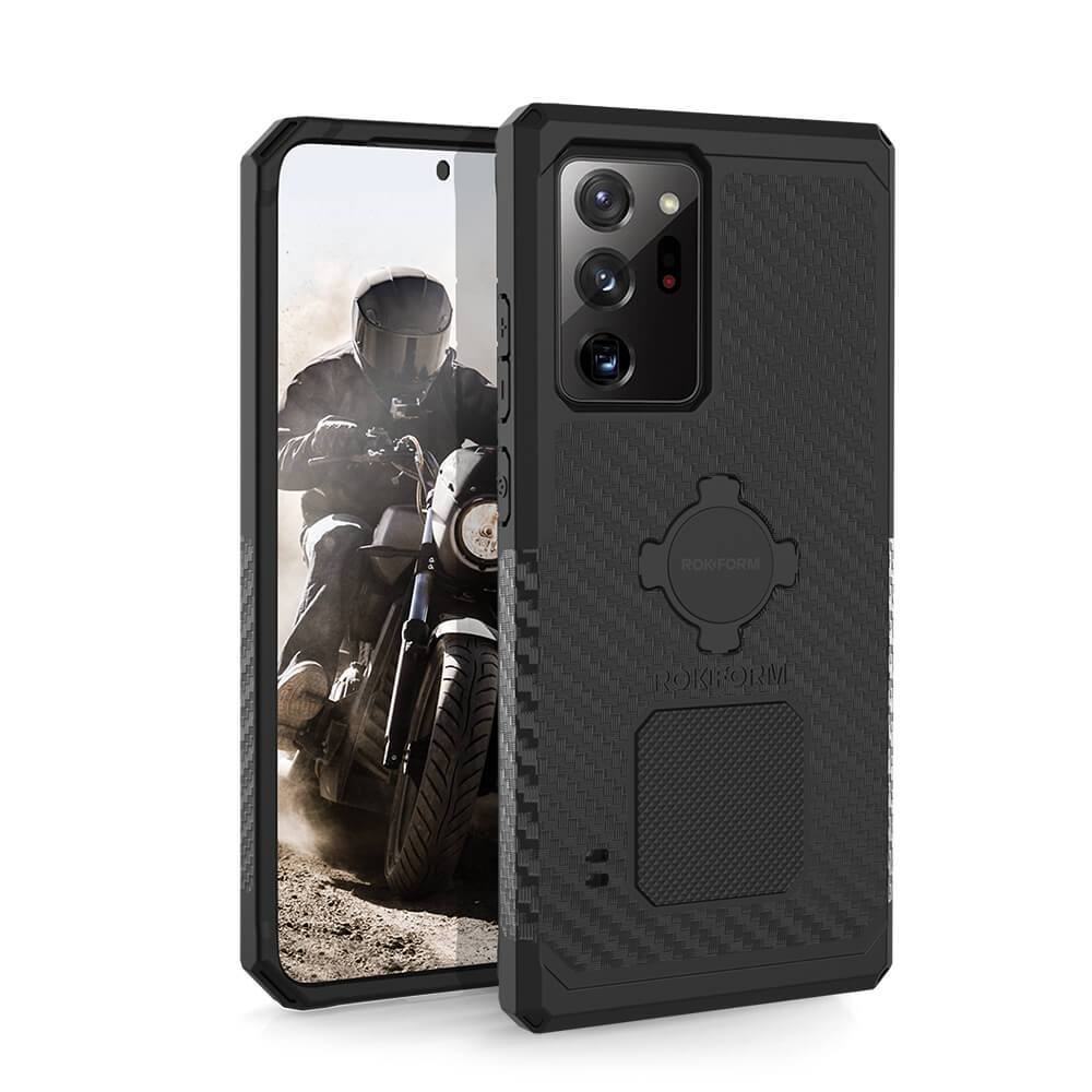 

Чехол-накладка Rokform Rugged Case для смартфона Samsung Galaxy Note 20 Ultra, поликарбонат/полиуретан, черный (307601P)