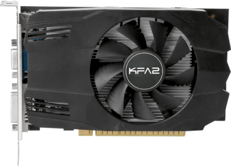 

Видеокарта KFA2 NVIDIA GeForce GT 730 70NQS4HX00WK, 4Gb DDR3, 64bit, PCI-E, VGA, DVI, HDMI, Retail (70NQS4HX00WK), 70NQS4HX00WK