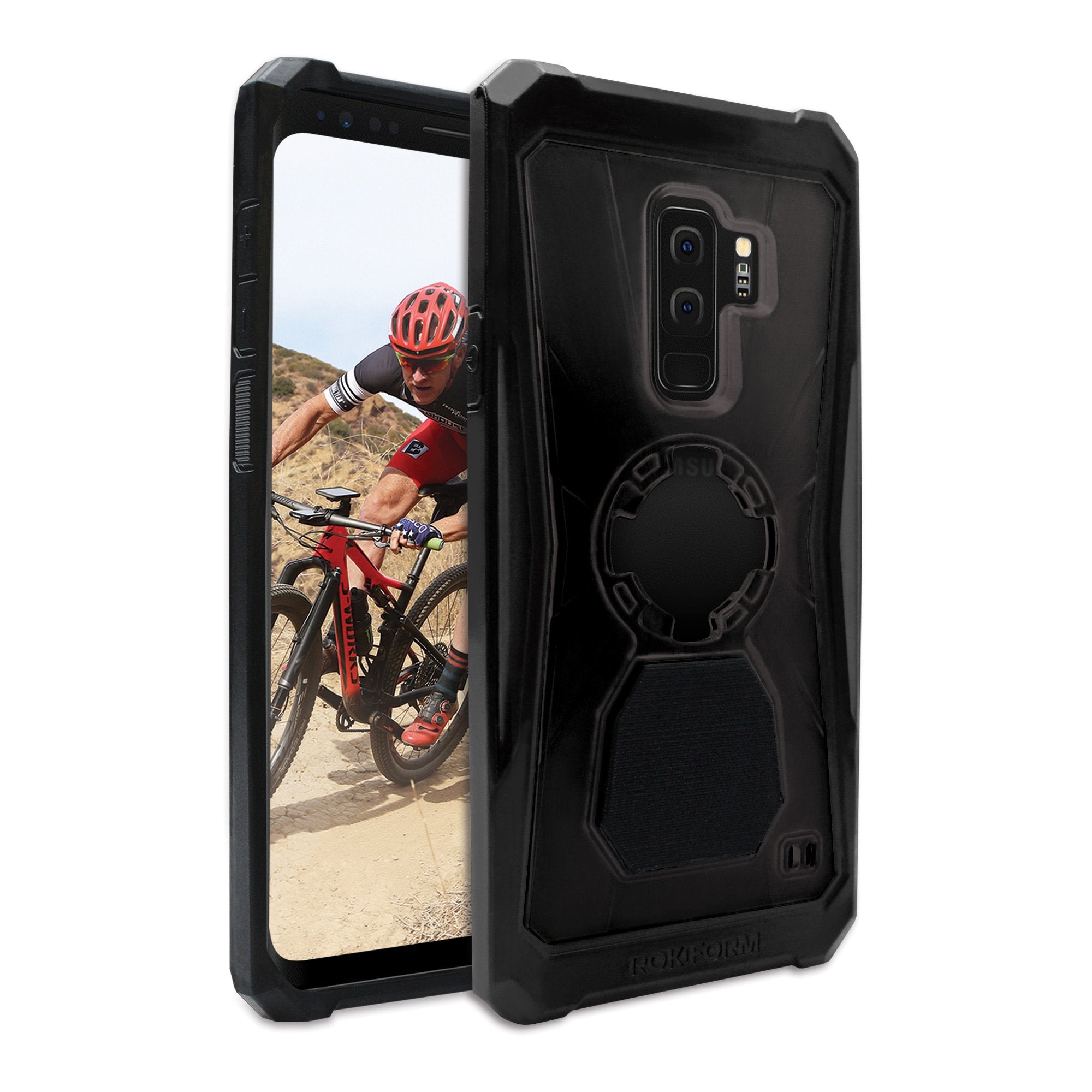 

Чехол-накладка Rokform Rugged S для смартфона Samsung Galaxy S9 Plus, поликарбонат/полиуретан, черный (304301-PLUS)