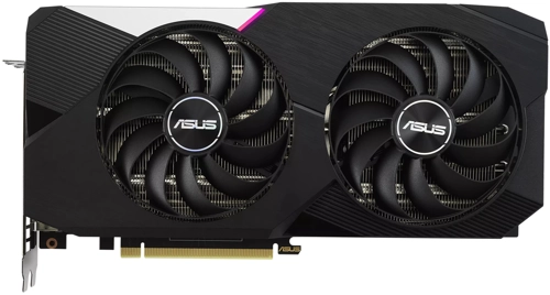 Видеокарта ASUS NVIDIA GeForce RTX 3060Ti DUAL-RTX3060TI-8G-V2, 8Gb DDR6, 256bit, PCI-E, 2HDMI, 3DP, Retail (DUAL-RTX3060TI-8G-V2) - фото 1