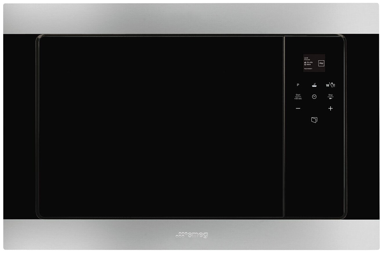 

Микроволновая печь встраиваемая SMEG FMI320X2 20л, 850Вт, гриль, серебристый/черный (FMI320X2), FMI320X2