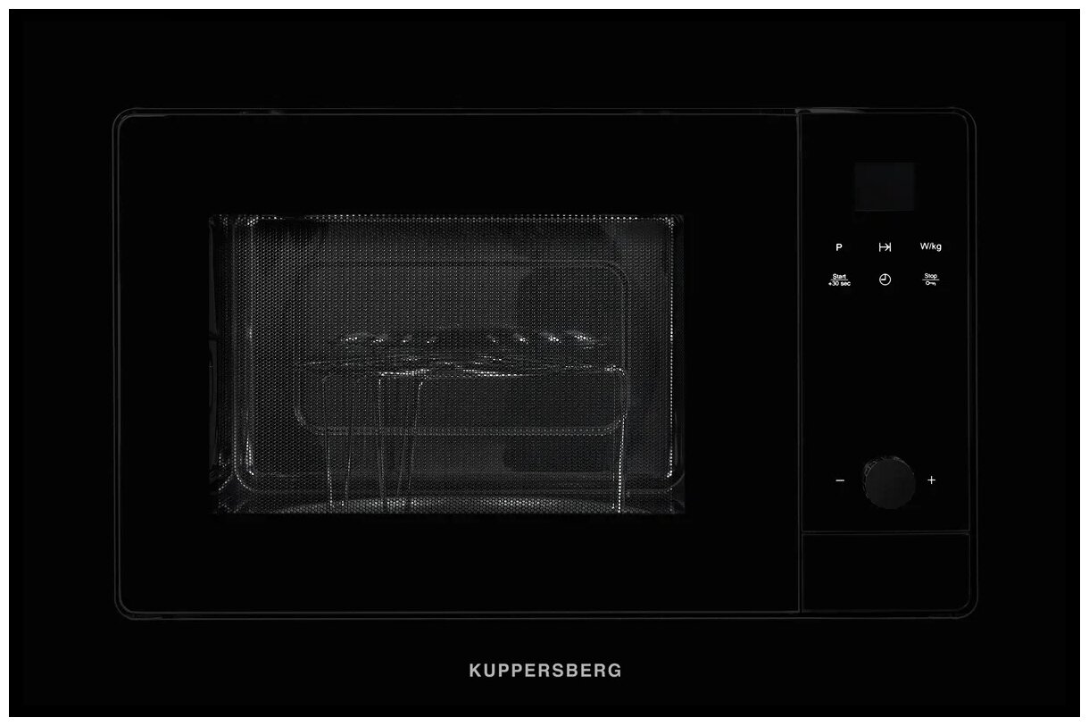

Микроволновая печь встраиваемая Kuppersberg HMW 655 B 18 л, 1 кВт, гриль, черный (HMW 655 B), HMW 655 B