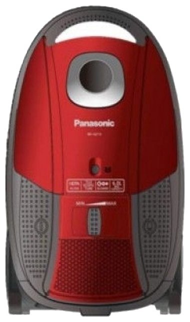 

Пылесос Panasonic MC-CG711R149 1.9 кВт, 6 л, 5 м, красный/черный (MC-CG711R149), MC-CG711R149