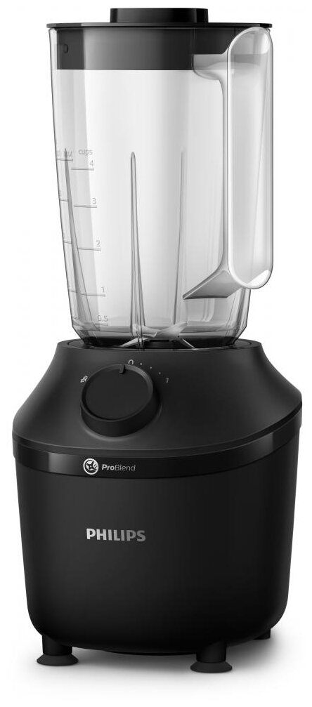 

Блендер стационарный Philips 3000 Series HR2041/41 450Вт, 1л, черный (HR2041/41), HR2041/41