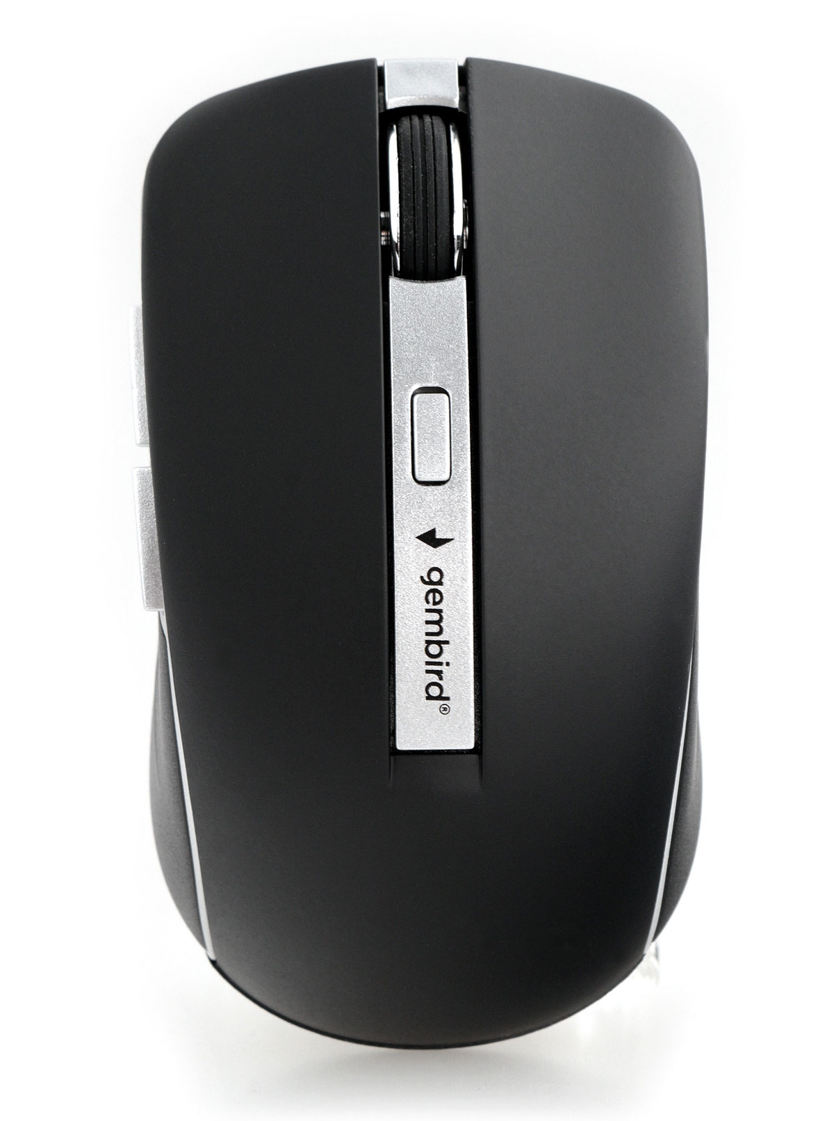 

Мышь беспроводная Gembird MUSW-450-1, 1600dpi, оптическая светодиодная, USB, черный/серебристый (MUSW-450-1), MUSW-450-1
