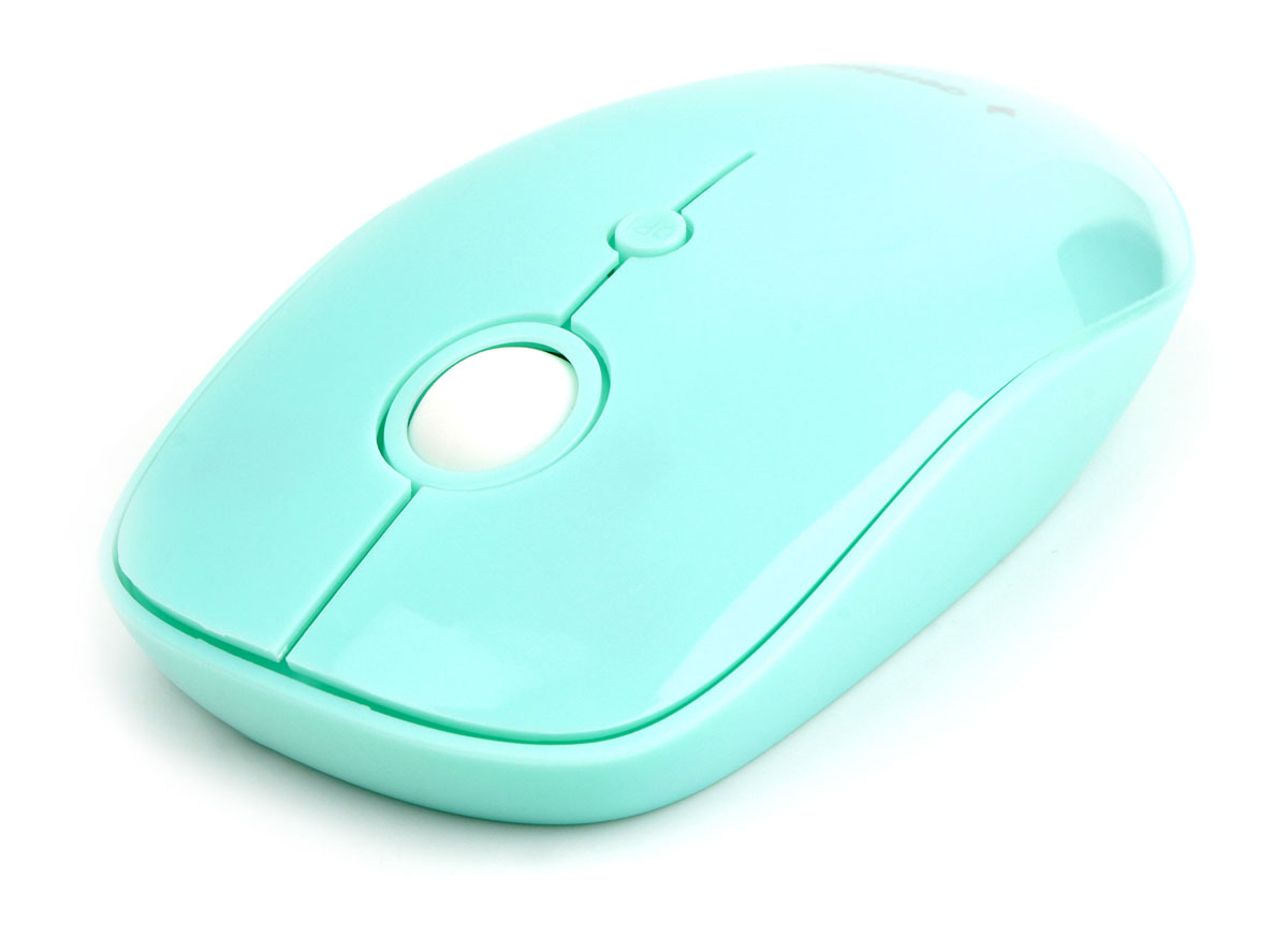 

Мышь беспроводная Gembird MUSW-395, 1600dpi, оптическая светодиодная, USB, бирюзовый (MUSW-395), MUSW-395