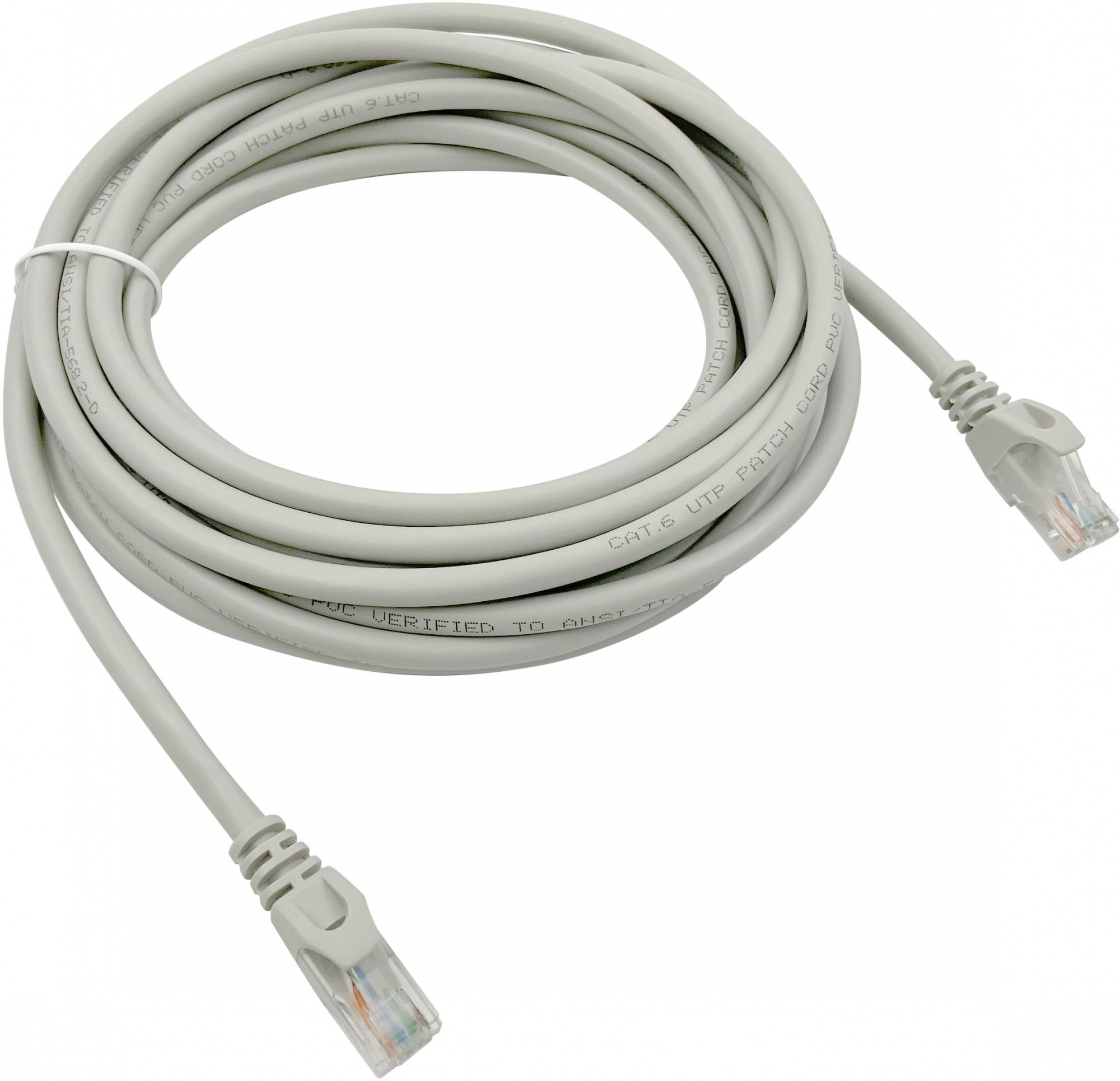 

Патч-корд UTP кат.6, 5 м, RJ45-RJ45, серый, Buro (UTP-6-5M-G)