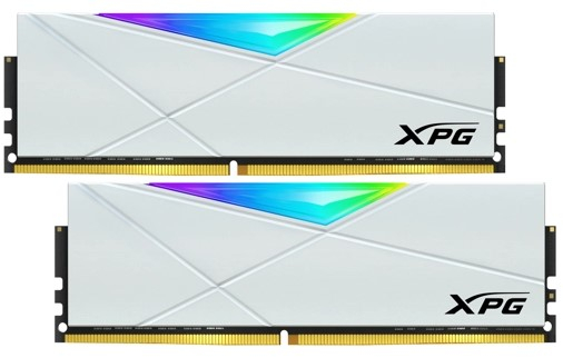 

Комплект памяти DDR4 DIMM 16Gb (2x8Gb), 3600MHz, CL18, 1.35 В, ADATA, XPG Spectrix D50 RGB White (AX4U36008G18I-DW50)