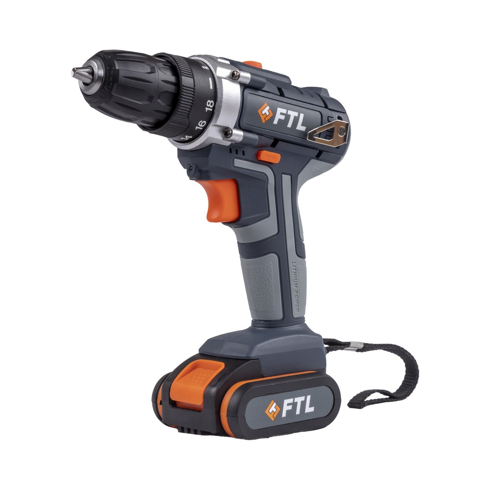 

Дрель-шуруповерт FTL PSR 12V, аккумуляторный, 22 нм, 1350 об/мин, 12V, 1.5 А·ч, Li-Ion, два акб, быстрозажимной патрон, кейс (7031), PSR 12V