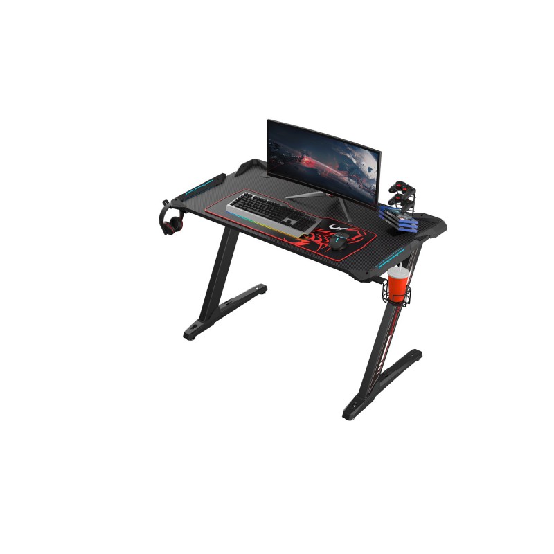 Стол для компьютера arozzi arena gaming desk dark grey