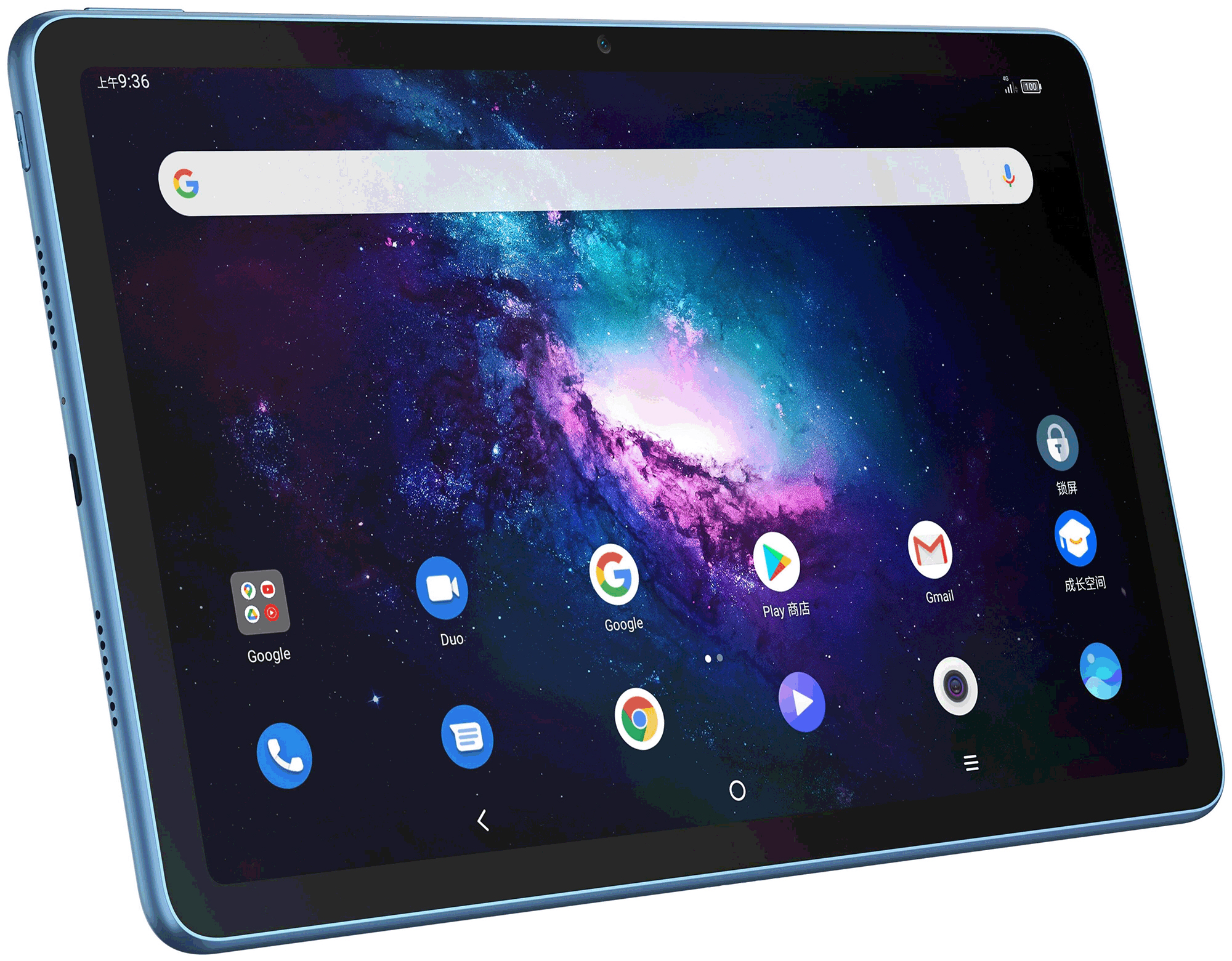 Планшет TCL TABMAX 10 10.3" 2000x1200 IPS, MT8788A, 4Gb RAM, 64Gb, WiFi, BT, 8000mAh, Android 10, синий (9296G-2ALCRU11)