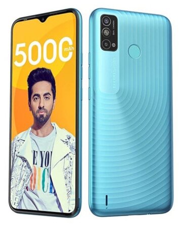 

Смартфон Tecno Spark 6 Go, 6.52" 1600x720 IPS, MediaTek Helio A20, 2Gb RAM, 32Gb, 3G/4G, Wi-Fi, BT, 2xCam, 2-Sim, 5000mAh, micro-USB, Android 10 (Go edition), голубые мальдивы (TCN-KE5-MABL), Spark 6 Go