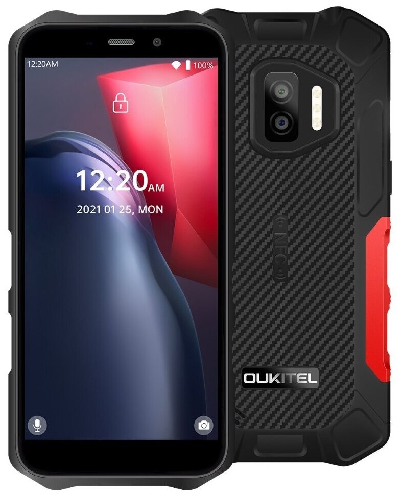 Смартфон OUKITEL WP12 Pro 4Gb/64Gb Android черный (OUKCWP12PRORED)
