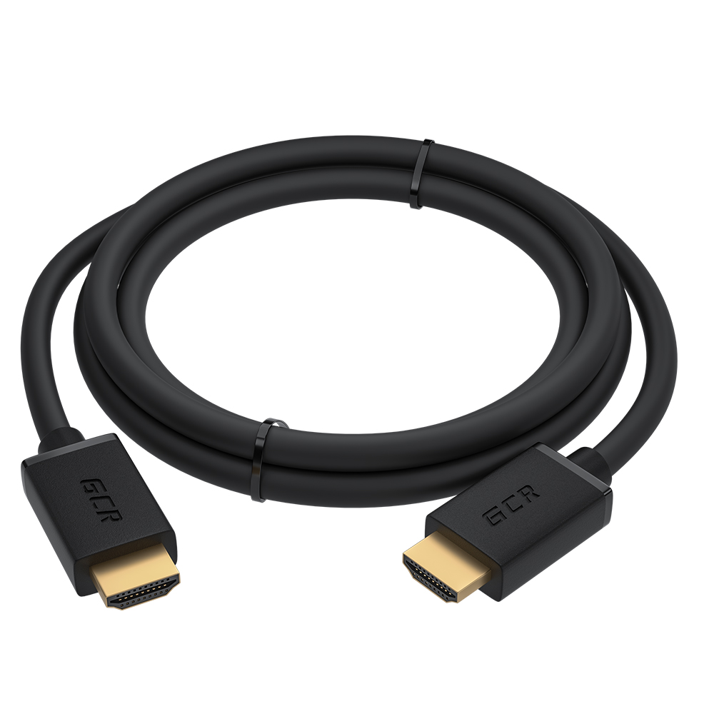 

Кабель HDMI(19M)-HDMI(19M) v2.0 4K, экранированный, 2 м, черный GCR (GCR-HM411-2.0m)