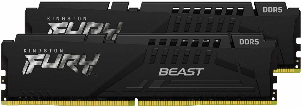 

Комплект памяти DDR5 DIMM 32Gb (2x16Gb), 5600MHz, CL40, 1.25 В, Kingston, FURY Beast Black (KF556C40BBK2-32)