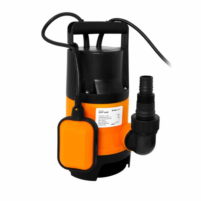 Электрический водяной насос FoxWeld FoxAqua DPP-450F, 450Вт, погружной, дренажный, глубина погружения 8м, 4.2кг (6580)