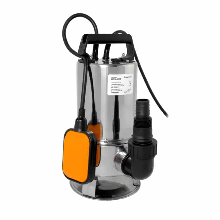 

Электрический водяной насос FoxWeld FoxAqua DPS-800F, 800Вт, погружной, дренажный, глубина погружения 8м, 5.5кг (6584), FoxAqua DPS-800F
