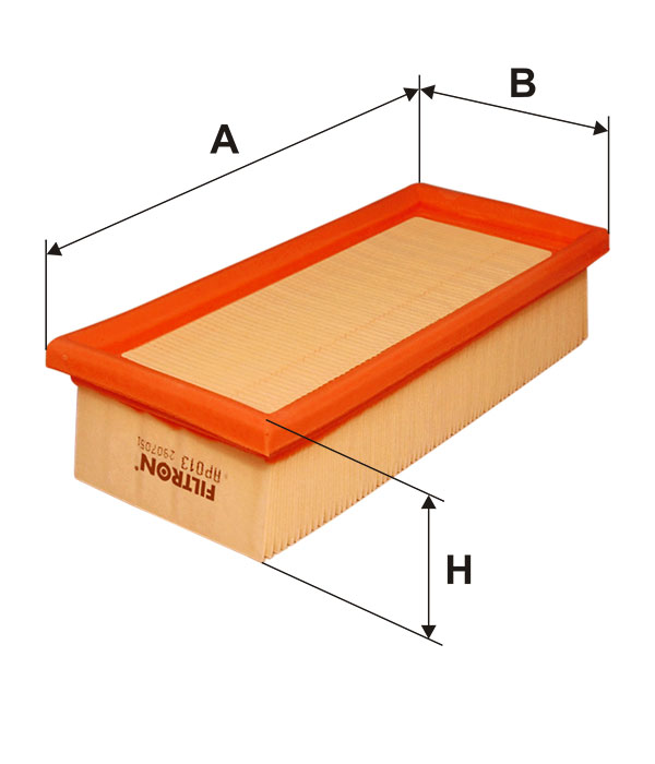

Воздушный фильтр FILTRON, панельный для VW (AP 013), 0