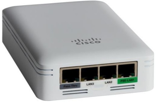 

Точка доступа Cisco CBW145AC, LAN: 3x10/100/1000, 802.11a, 2.4 / 5 ГГц, до 867 Мбит/с, PoE (CBW145AC-R), CBW145AC
