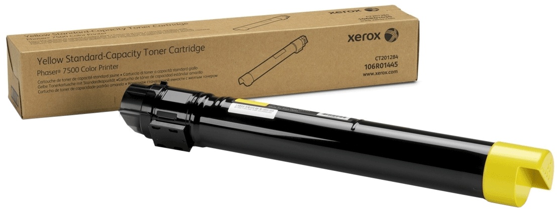 

Картридж лазерный Xerox 106R01445, желтый, 17800 страниц, оригинальный для Xerox Phaser 7500, 106R01445