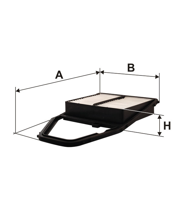 

Воздушный фильтр FILTRON, панельный для Honda (AP 1043), 0