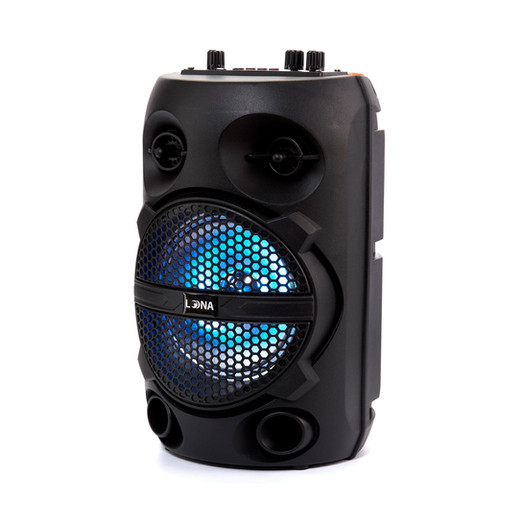 

Акустика портативная LOONA SoundBX L3, 30Вт, FM, AUX, USB, microSD, Bluetooth, подсветка, черный (L3), SoundBX L3