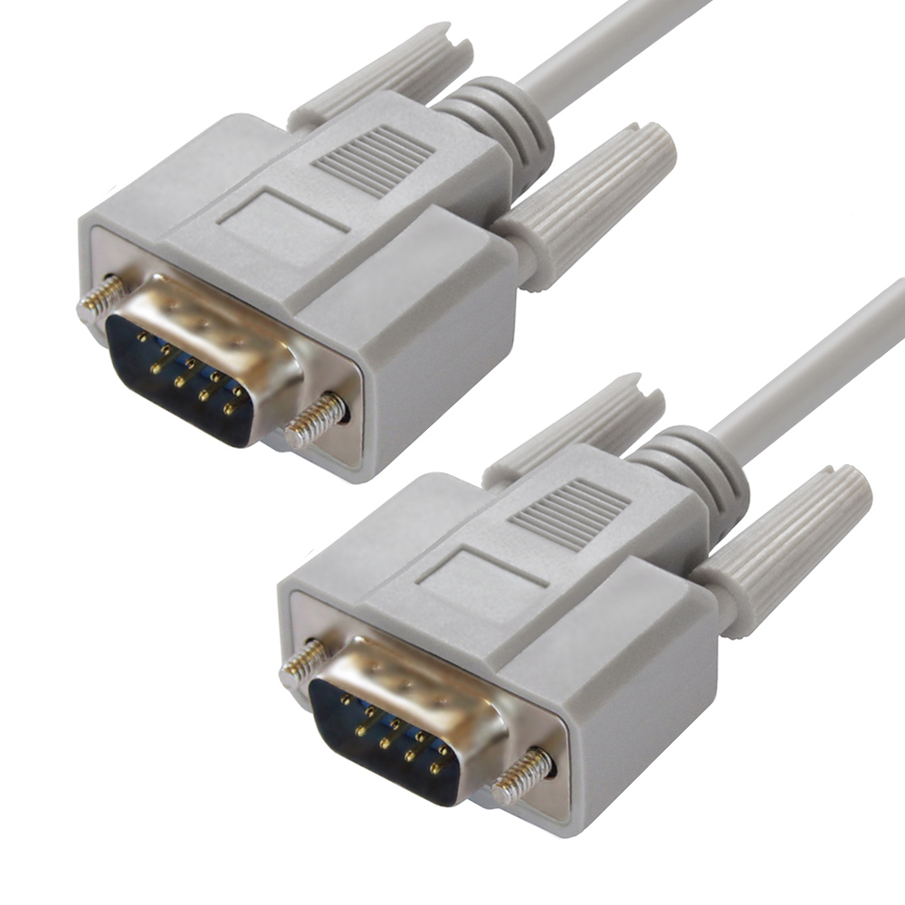 

Кабель DB9(M)-DB9(M) COM RS-232, 10 м, серый GCR (GCR-DB902-10m)