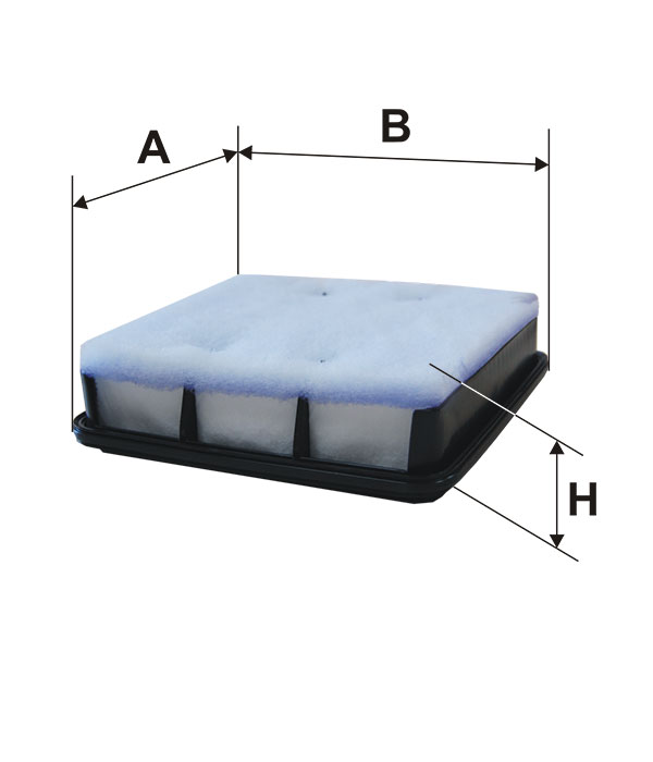

Воздушный фильтр FILTRON, панельный для Mitsubishi (AP 1203), 0