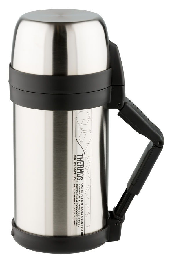 

Термос THERMOS FDH Stainless Steel Vacuum Flask, 1.4 л, корпус сталь/колба сталь, стальной/черный (923639), Stainless Steel Vacuum Flask