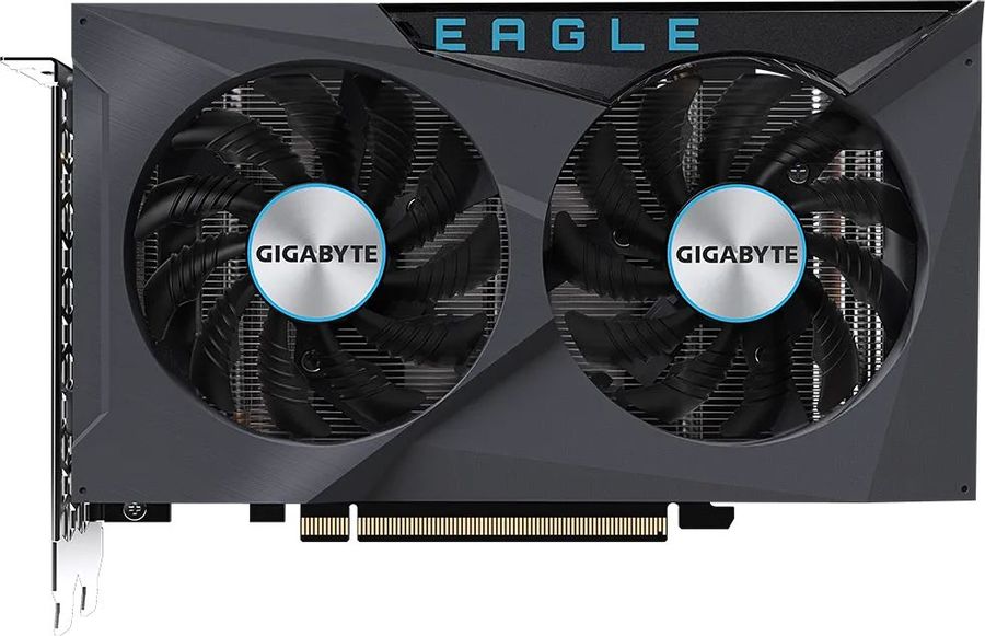 

Видеокарта GIGABYTE AMD Radeon RX 6500 XT EAGLE, 4Gb GDDR6, 64 бит, PCI-E, HDMI, DP, Retail (GV-R65XTEAGLE-4GD), EAGLE