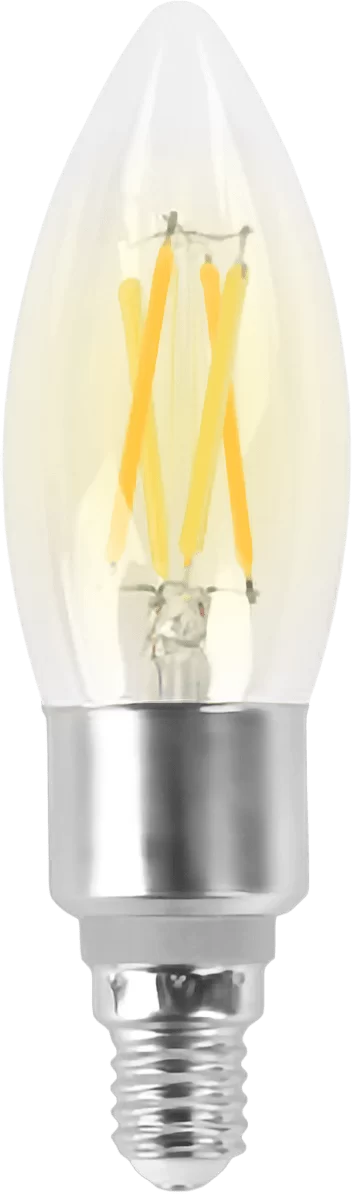 Умная лампа GEOZON FL-02, 5.5Вт, 470лм, 2200-5500К, E14, WiFi, прозрачный (GSH-SLF02)