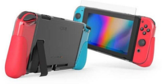 Чехол-накладка Kita Grip Gear4 для Nintendo Switch, силикон, прозрачный (702007565)