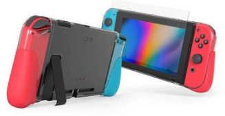 

Чехол-накладка Kita Grip Gear4 для Nintendo Switch, силикон, прозрачный (702007565)
