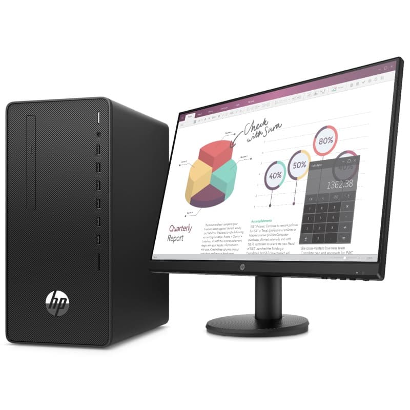 

Системный блок HP Bundles 290 G4 MT, Intel Core i5 10500 3.1GHz, 16Gb RAM, 512Gb SSD, DOS, черный, HP P24v (4U602ES), 290 G4 MT