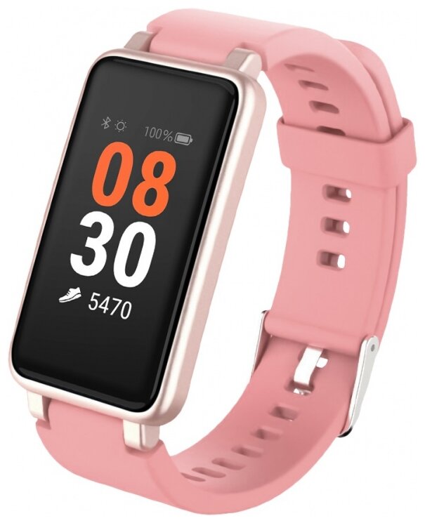 

Фитнес-браслет GEOZON Heart Beat, 0.96" TFT, розовый (G-SM18PNK), Heart Beat