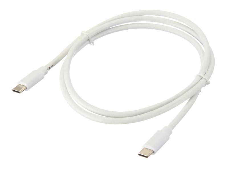 

Кабель USB Type-C-USB Type-C, 1м, белый Netko (NUSB-mic-3.0TC-1m-wht)