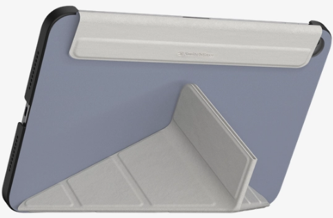 

Чехол-книжка SwitchEasy Origami для планшета Apple Ipad mini 6 (2021), полиуретан, синяя Аляска (GS-109-224-223-185)
