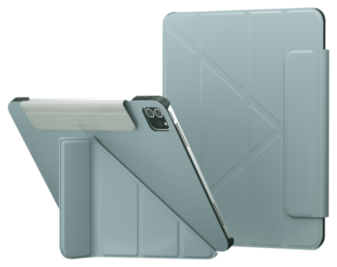 Чехол-книжка SwitchEasy Origami для планшета Apple Ipad mini 6 (2021), полиуретан, изысканный синий (GS-109-224-223-184)